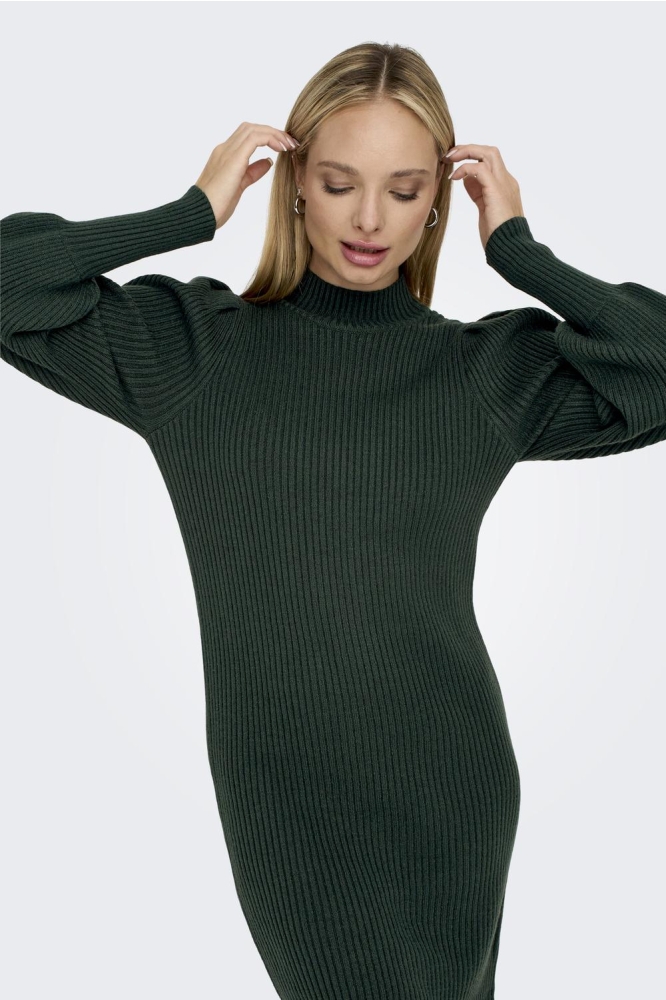 ONLKATIA L/S DRESS KNT NOOS 15232502 JUNE BUG